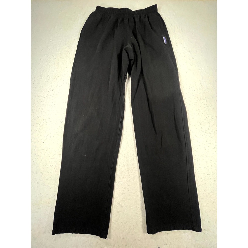 Vintage Thousand Mile USA Sweatpants Men Medium Black Straight Leg Elastic Waist